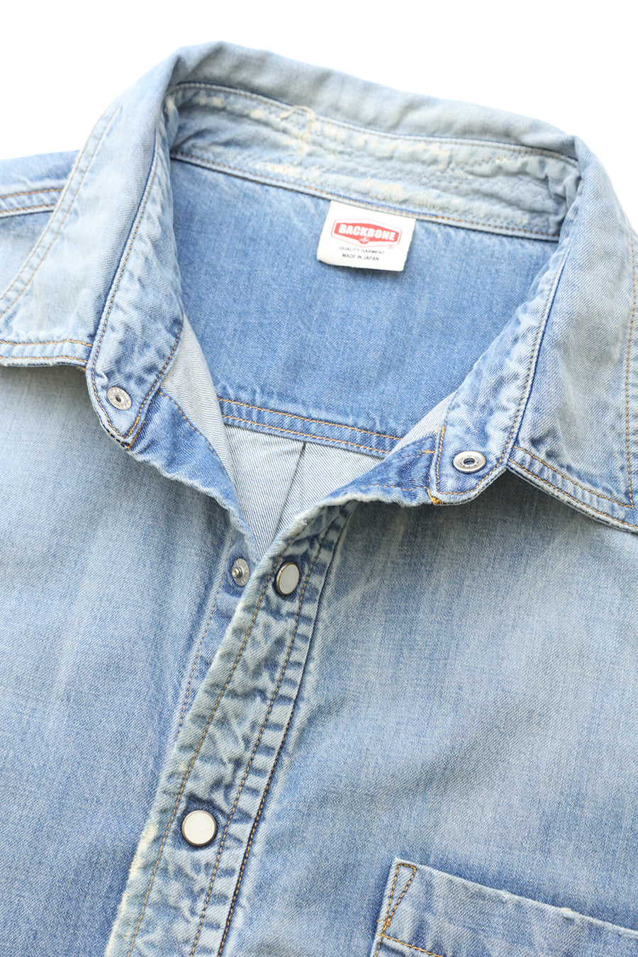 Faded Indigo Dungaree Shirt