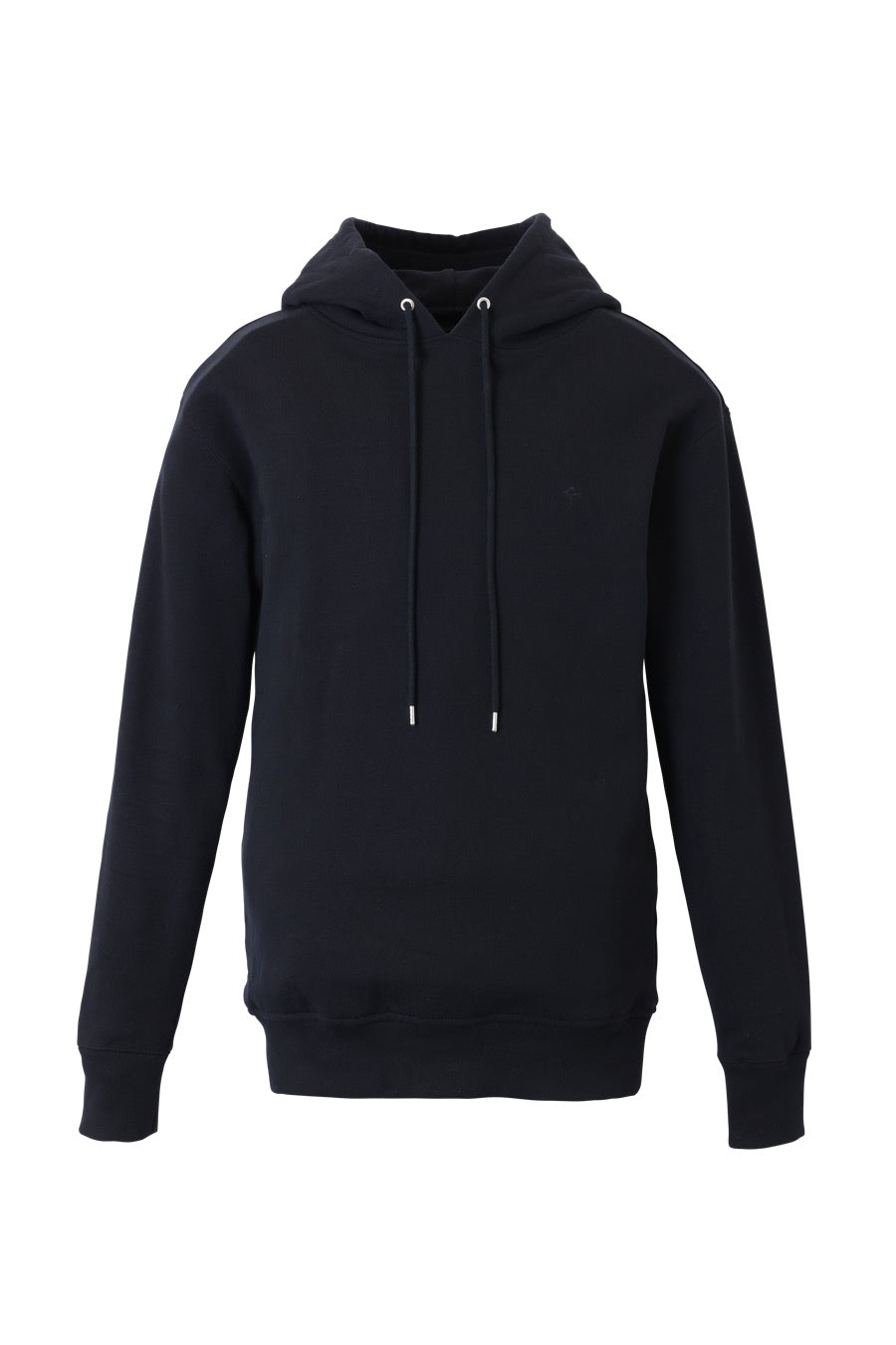 HEAVY COTTON SWEAT PULLOVER HOODIE BLACK