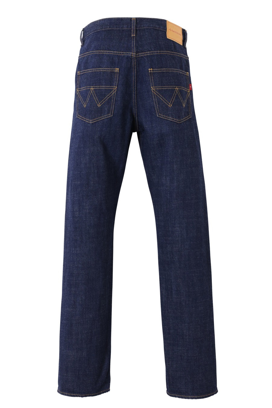 INDIGO DENIM STRAIGHT PANTS