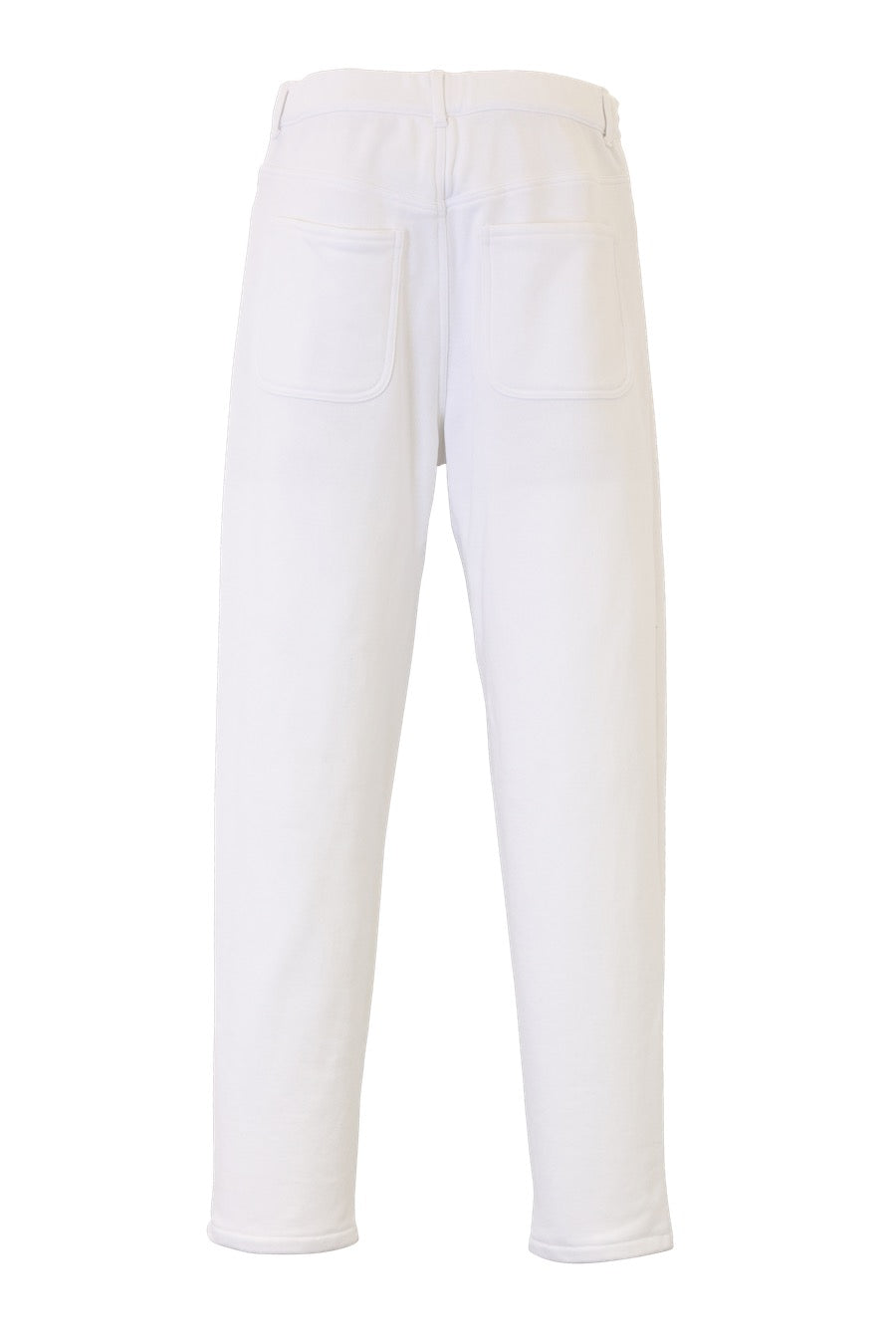 HEAVY COTTON 5-POCKET SWEAT PANTS WHITE