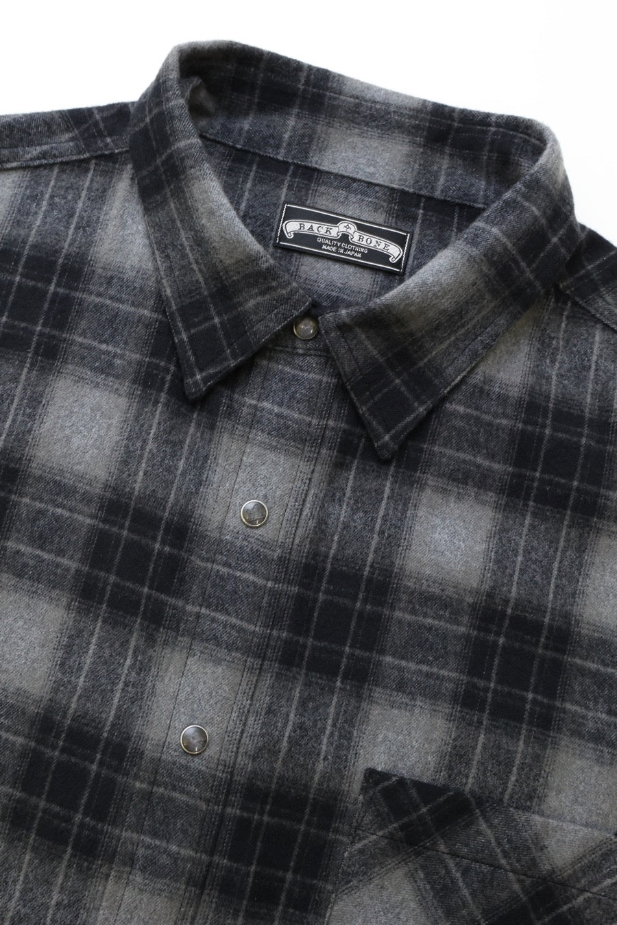 FLANNEL SHIRT BLACK
