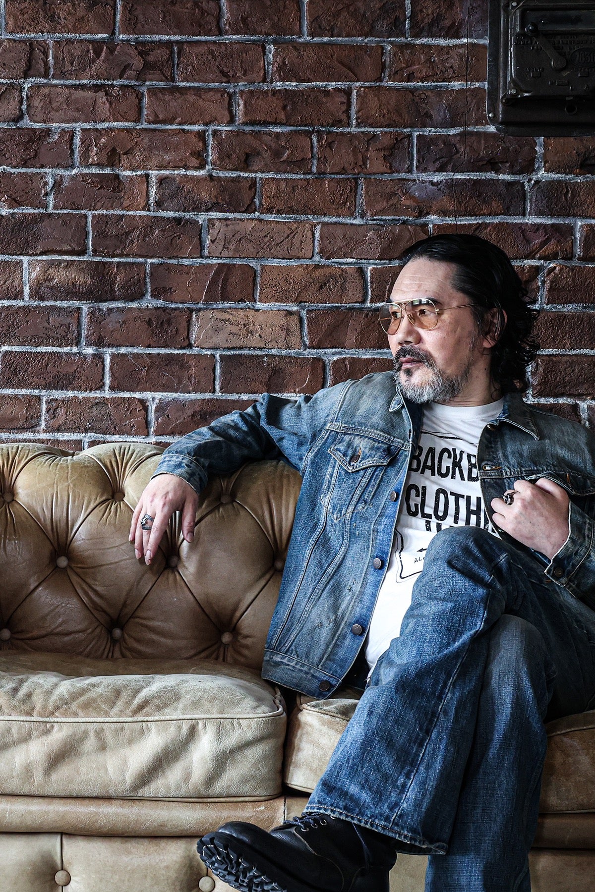 FADED INDIGO DENIM JACKET