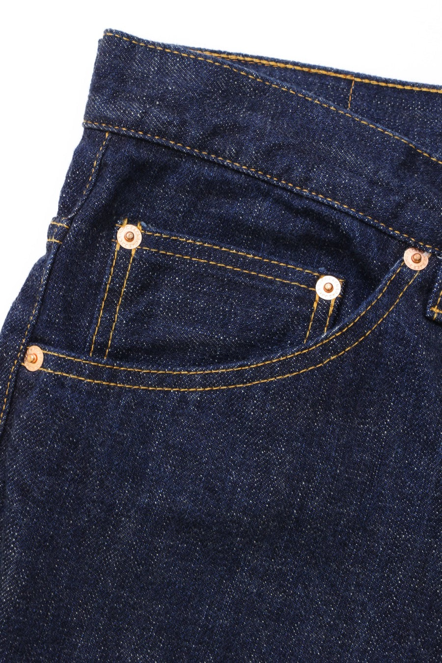 INDIGO DENIM WIDE PANTS
