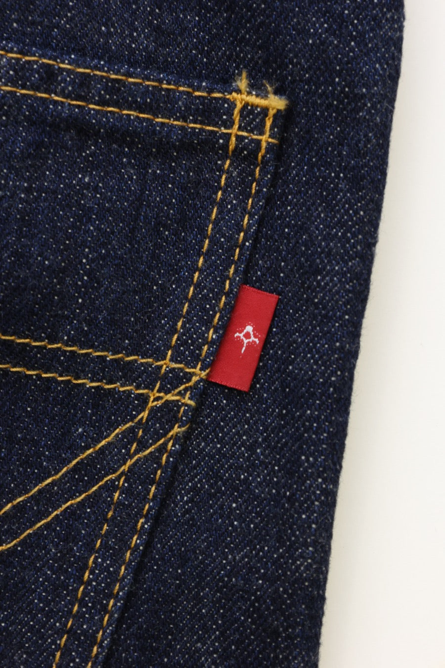 INDIGO DENIM WIDE PANTS