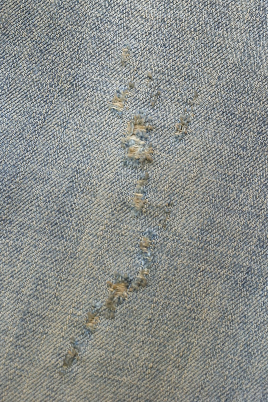 FADED INDIGO WIDE DENIM PANTS