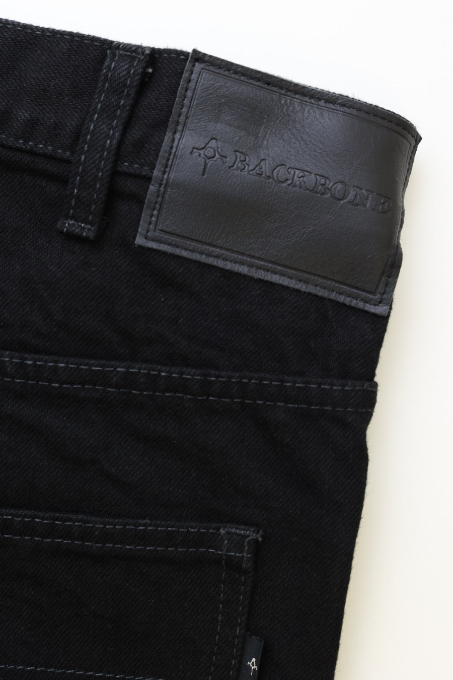 BLACK DENIM FLAIRE PANTS