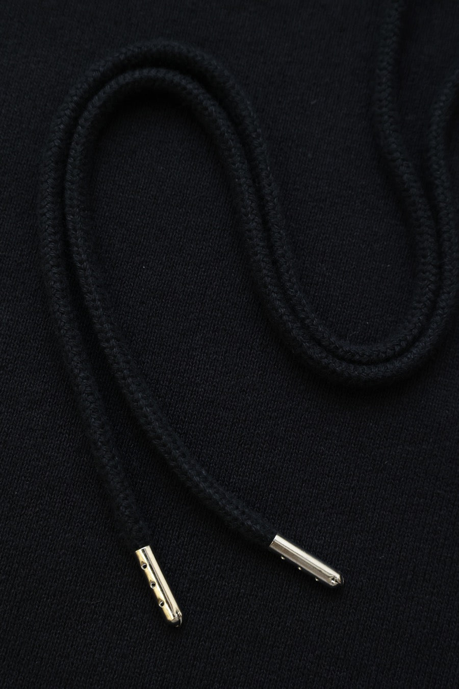 HEAVY COTTON SWEAT PULLOVER HOODIE BLACK