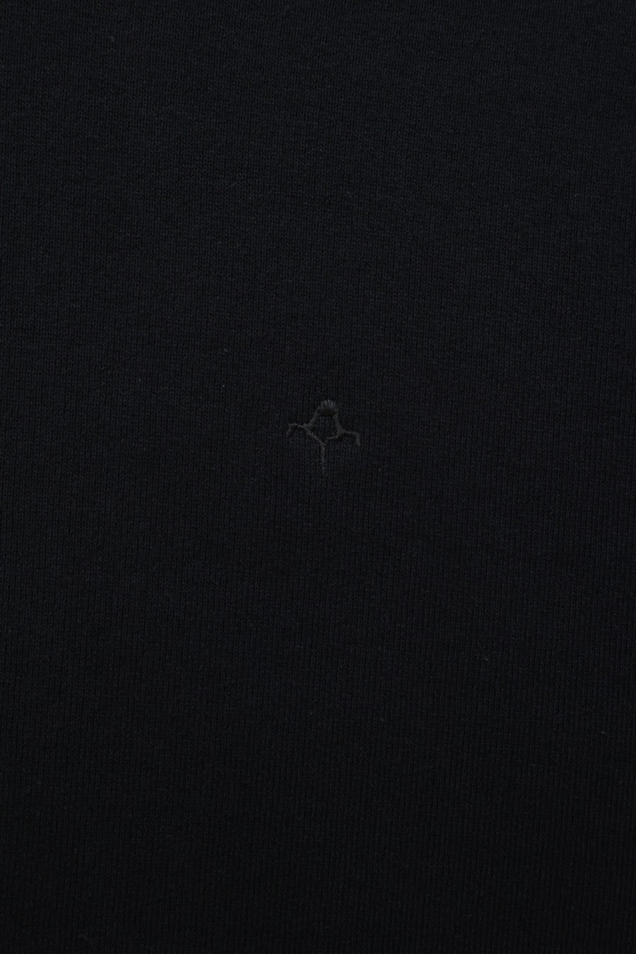 HEAVY COTTON SWEAT PULLOVER HOODIE BLACK