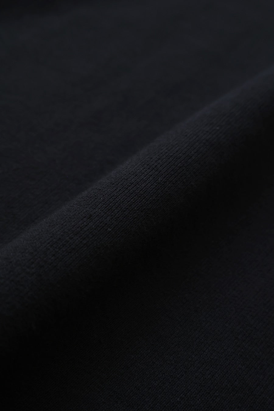 HEAVY COTTON SWEAT PULLOVER HOODIE BLACK