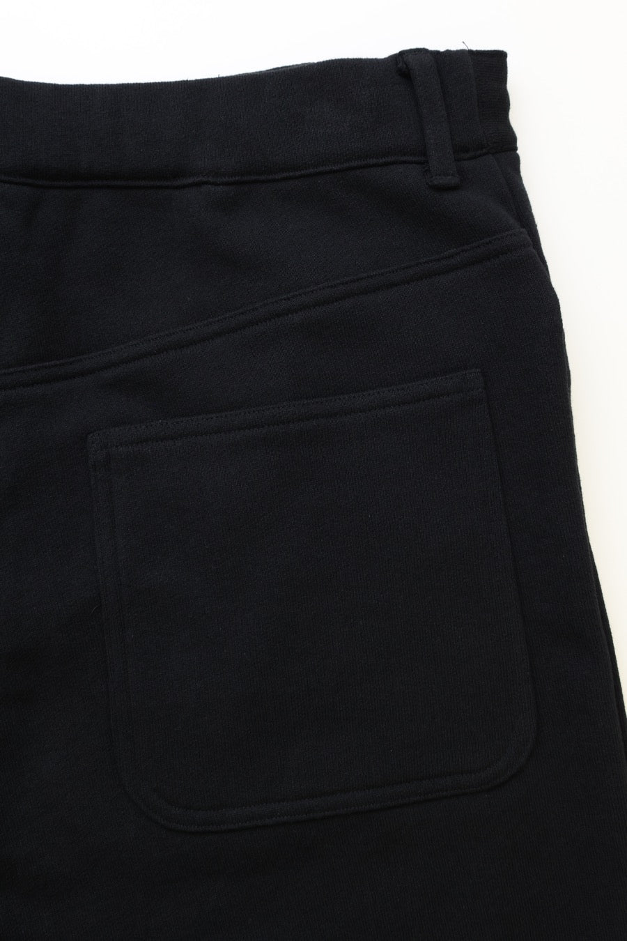 HEAVY COTTON 5-POCKET SWEAT PANTS BLACK