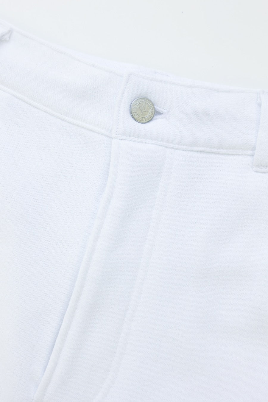 HEAVY COTTON 5-POCKET SWEAT PANTS WHITE