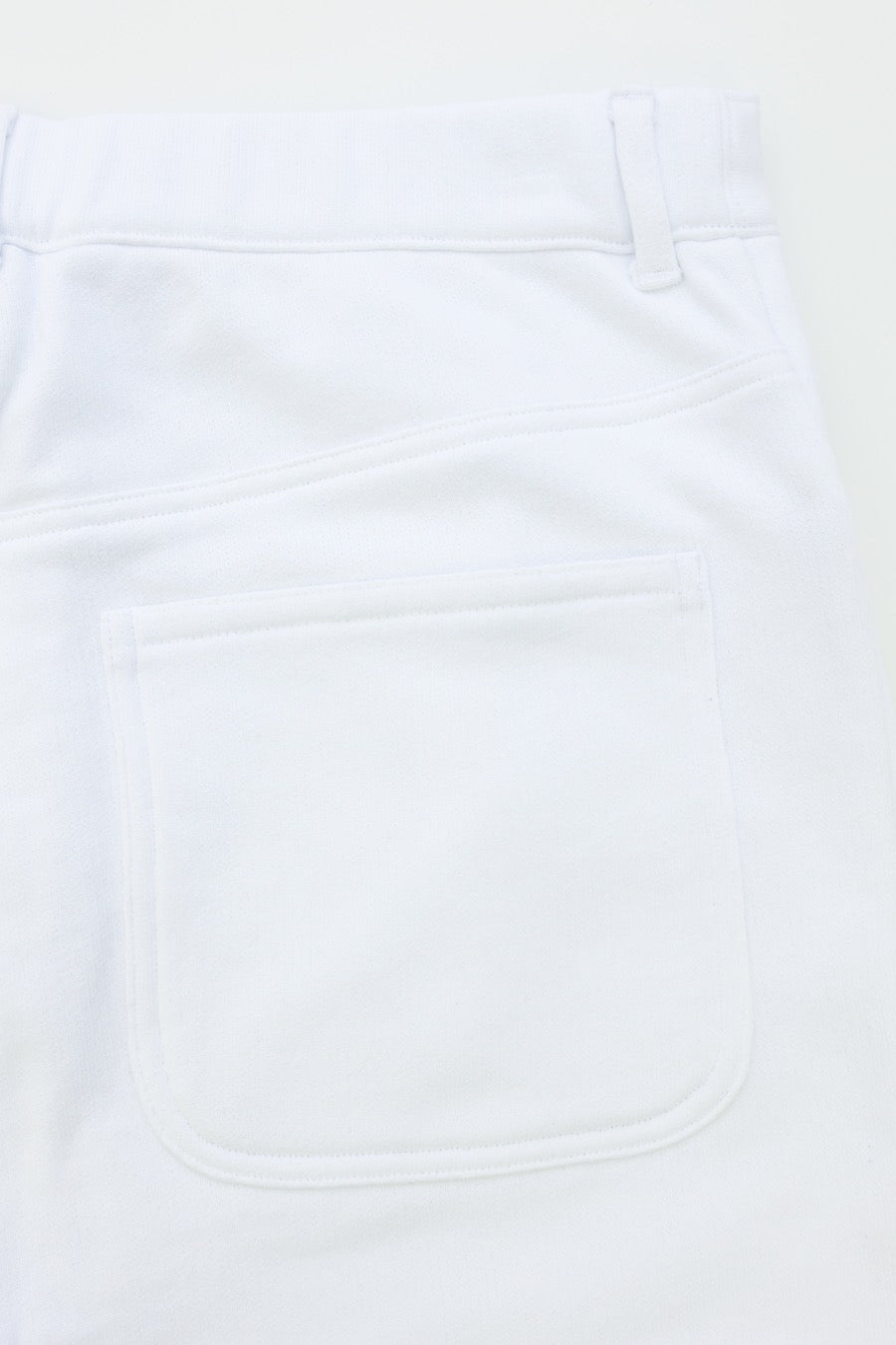 HEAVY COTTON 5-POCKET SWEAT PANTS WHITE