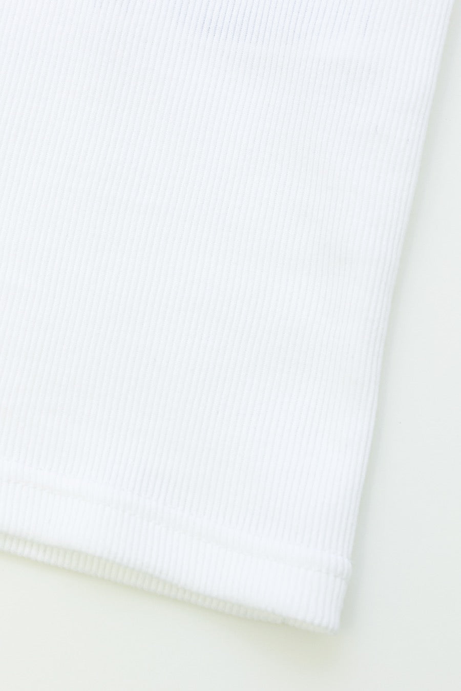 GIZA COTTON FRAISE STITCH TANK TOP WHITE