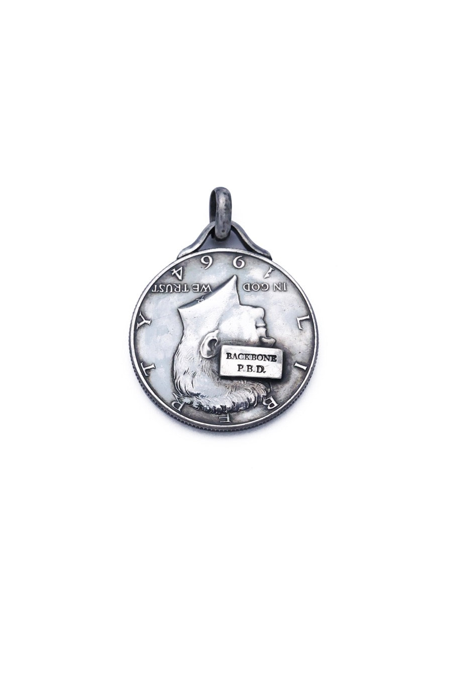 P.B.D. × BACKBONE BB ICON COIN PENDANT-TOP