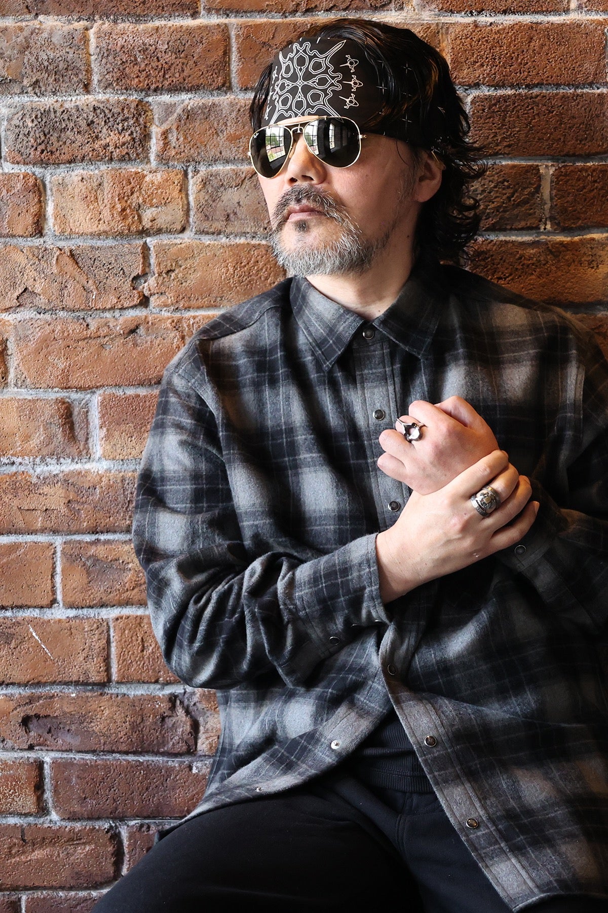 FLANNEL SHIRT BLACK