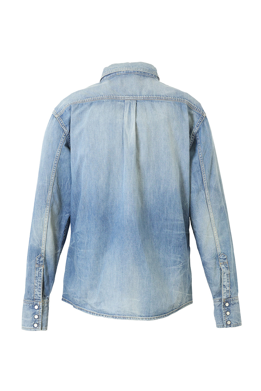 Faded Indigo Dungaree Shirt