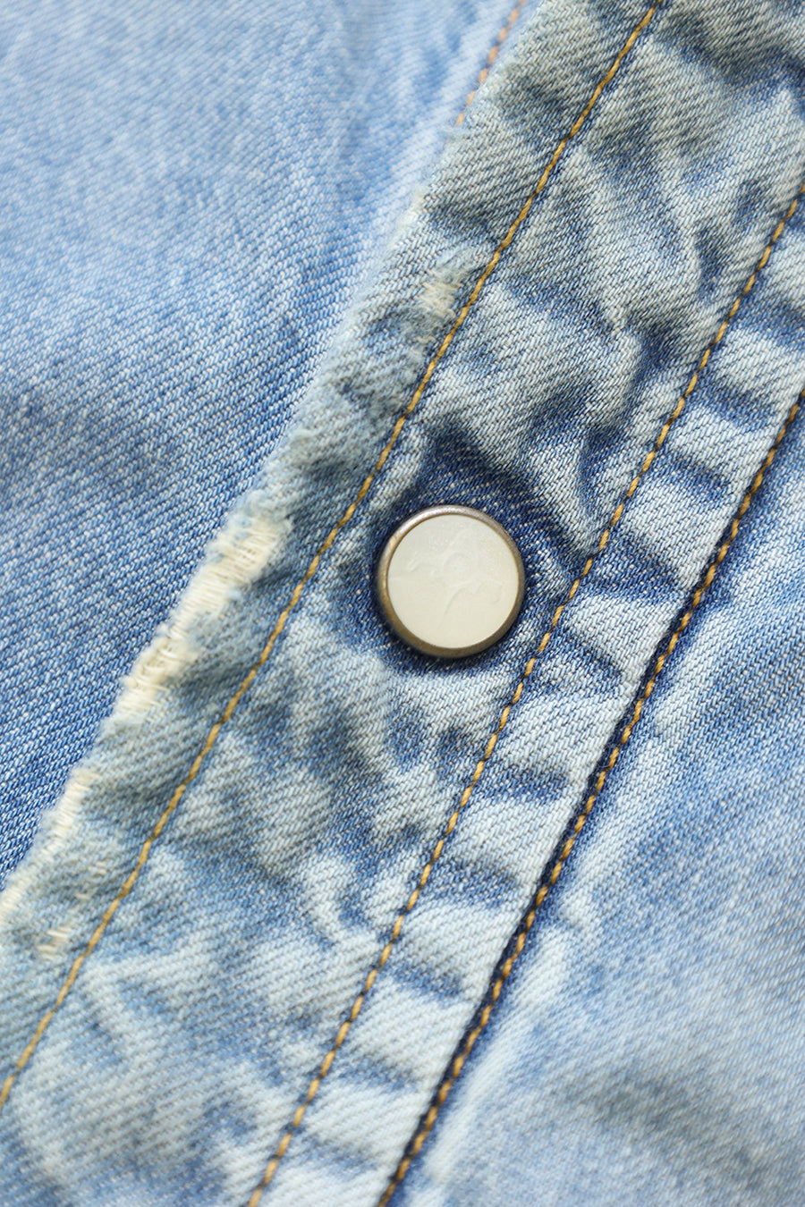 Faded Indigo Dungaree Shirt