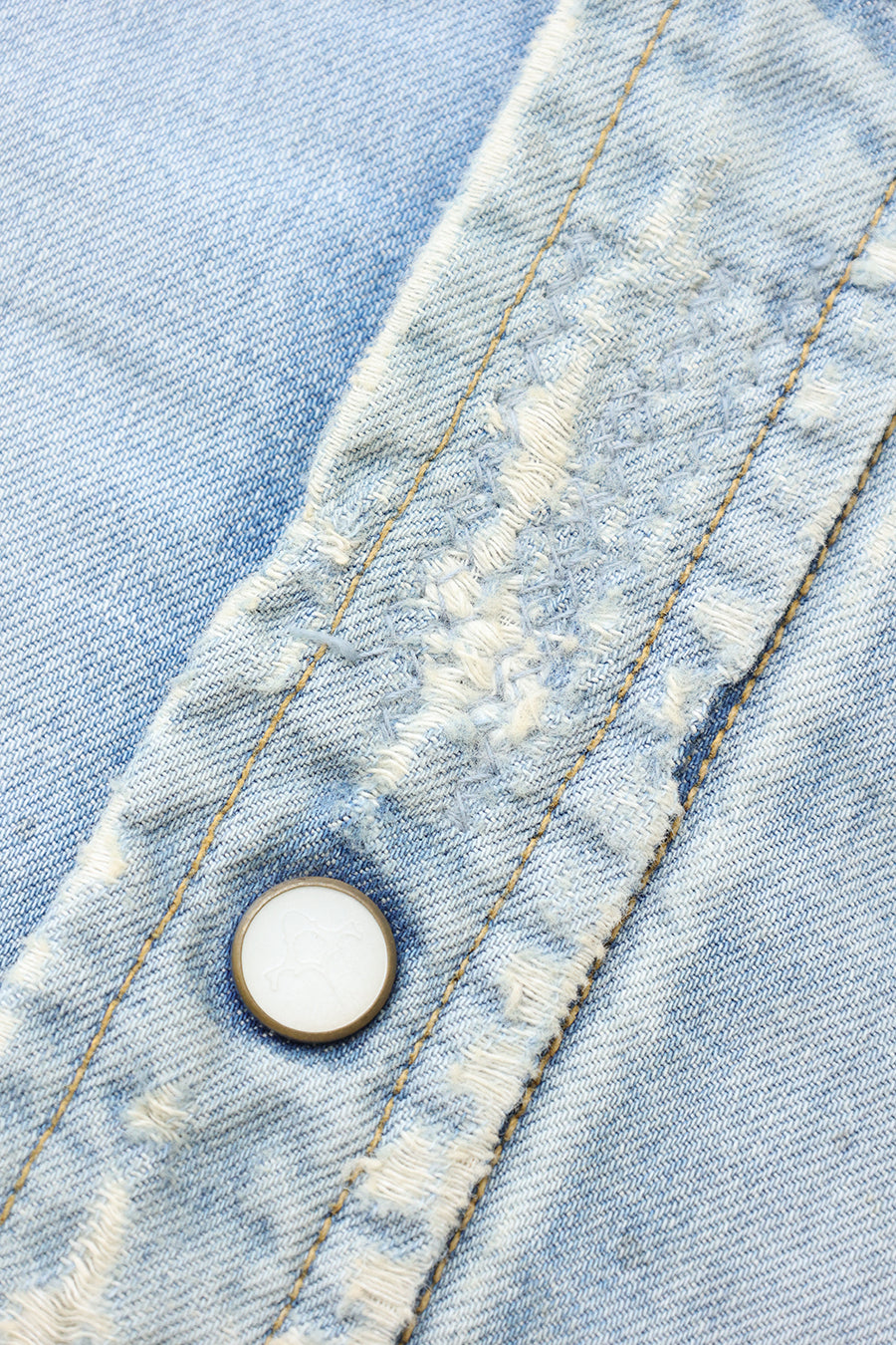 Faded Indigo Dungaree Shirt