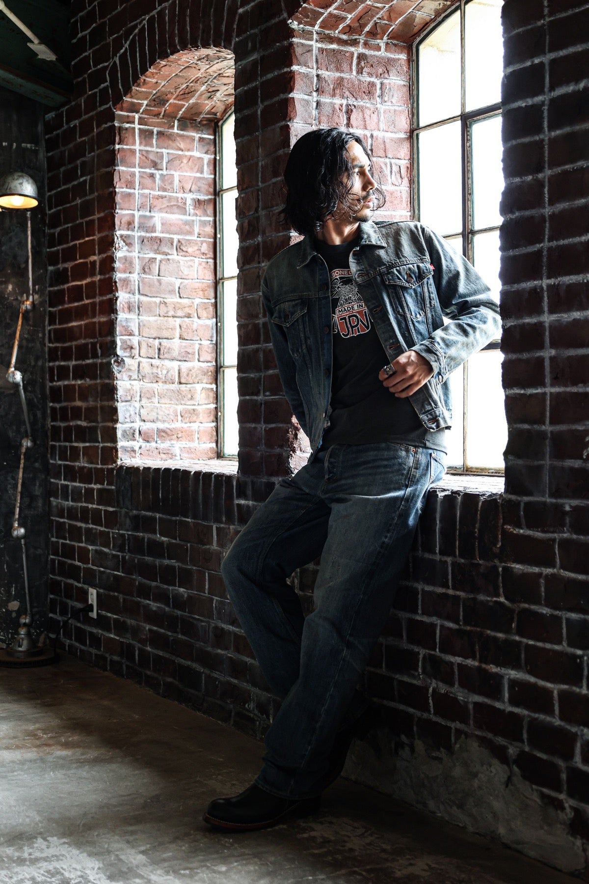 FADED INDIGO DENIM JACKET