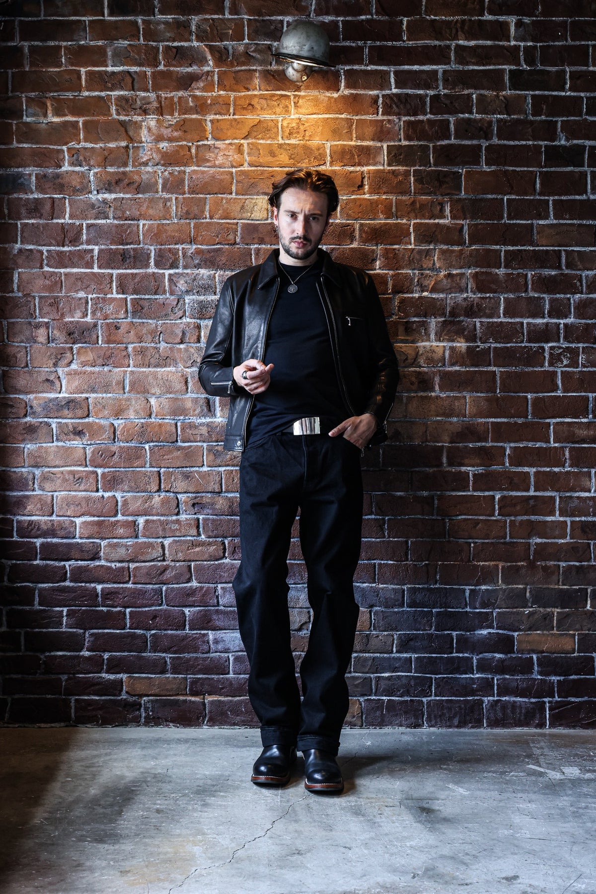 Collared Single Riders Jacket