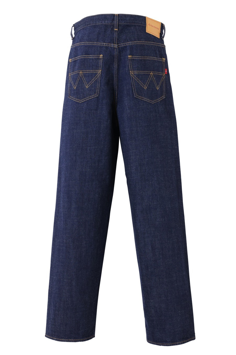 INDIGO DENIM WIDE PANTS