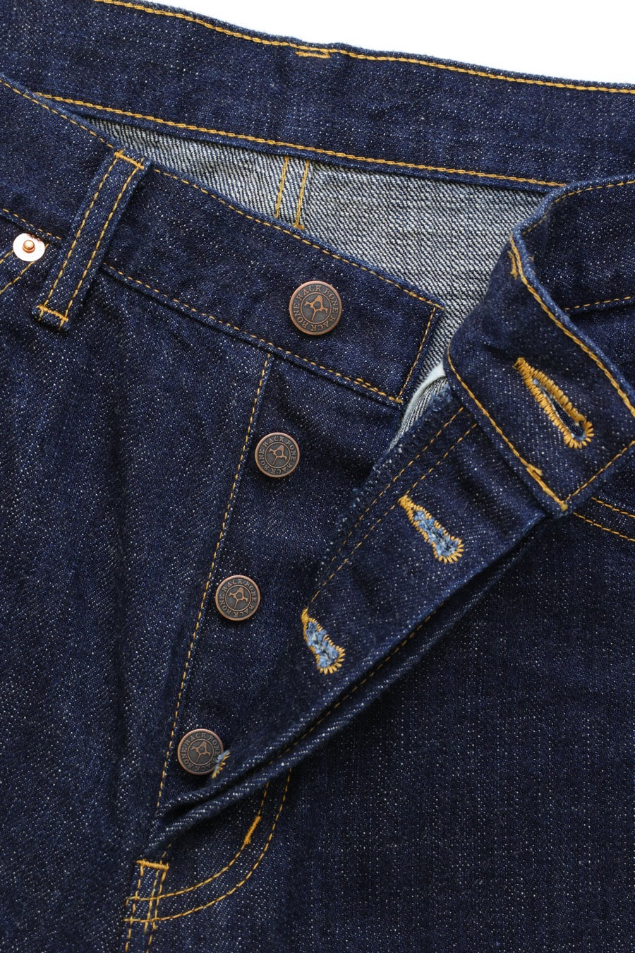 INDIGO DENIM WIDE PANTS