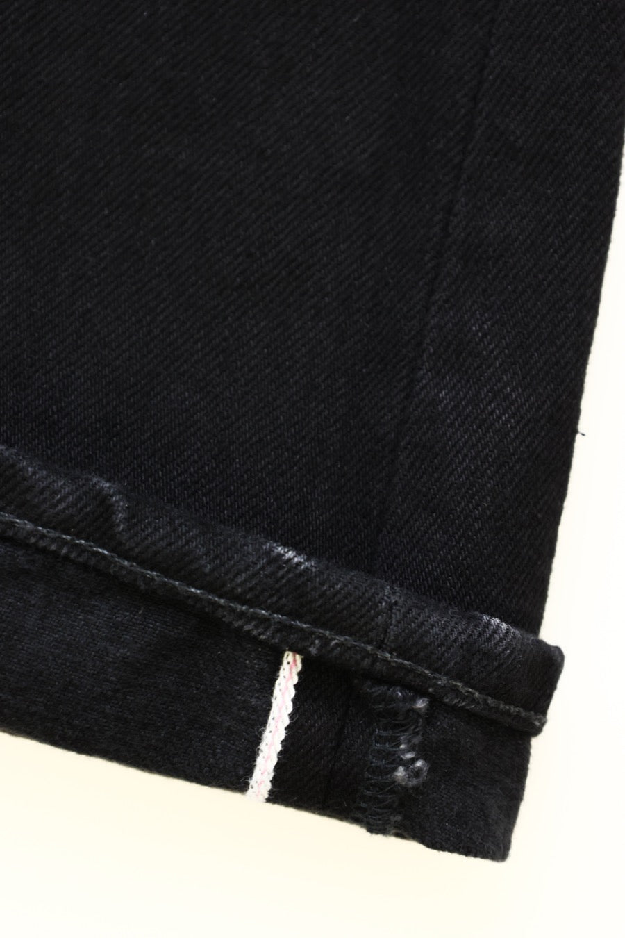 BLACK DENIM FLAIRE PANTS