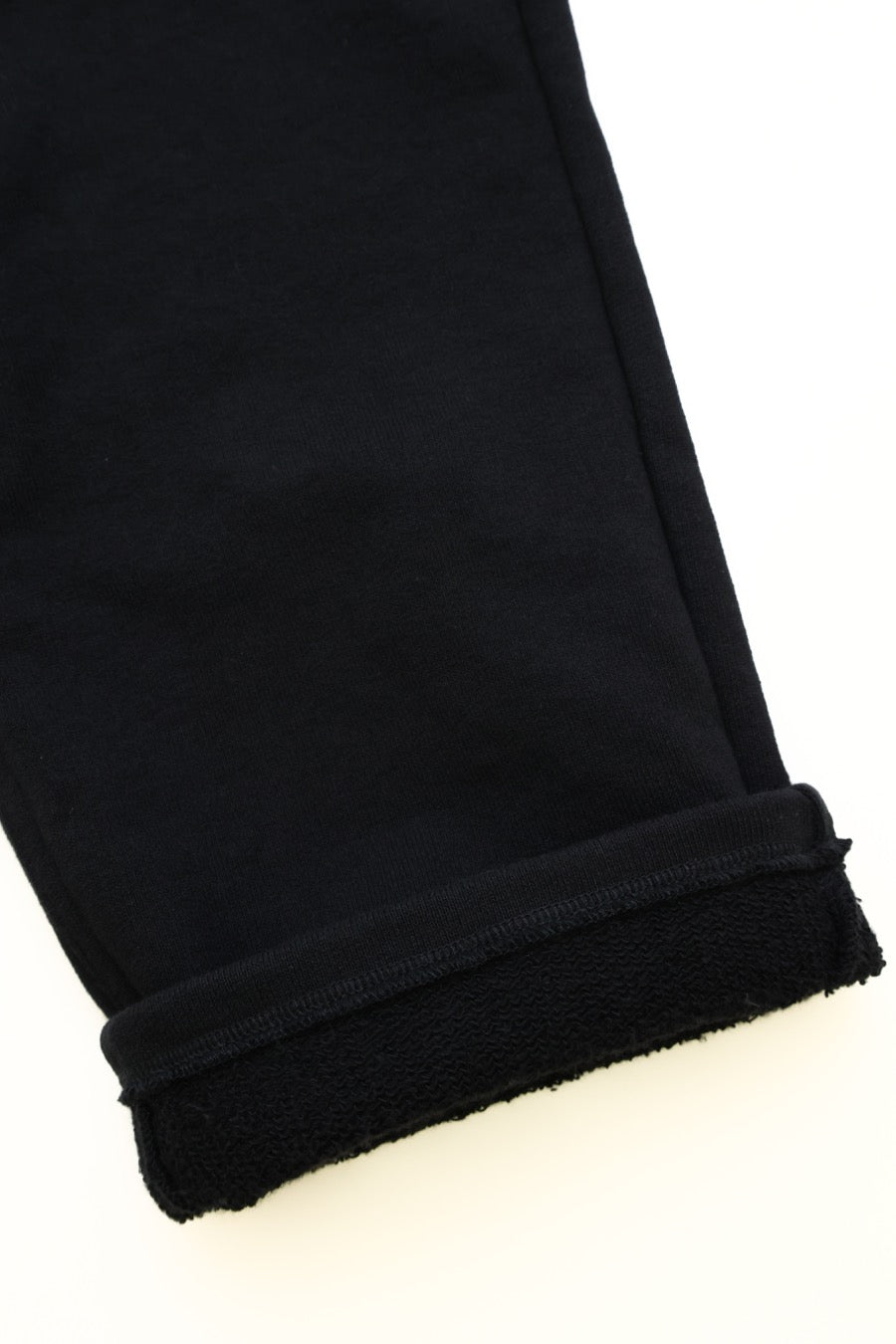 HEAVY COTTON 5-POCKET SWEAT PANTS BLACK