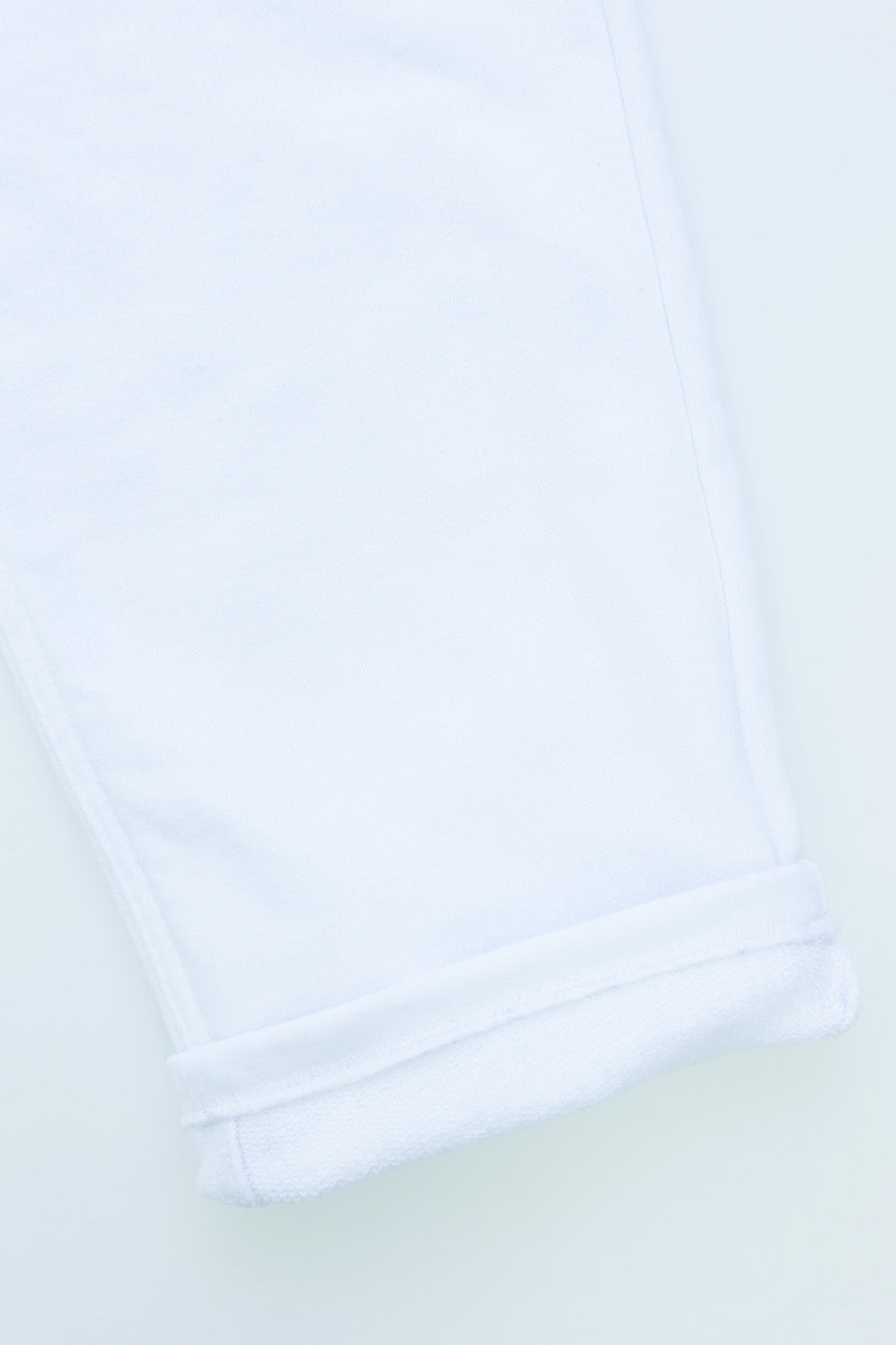 HEAVY COTTON 5-POCKET SWEAT PANTS WHITE